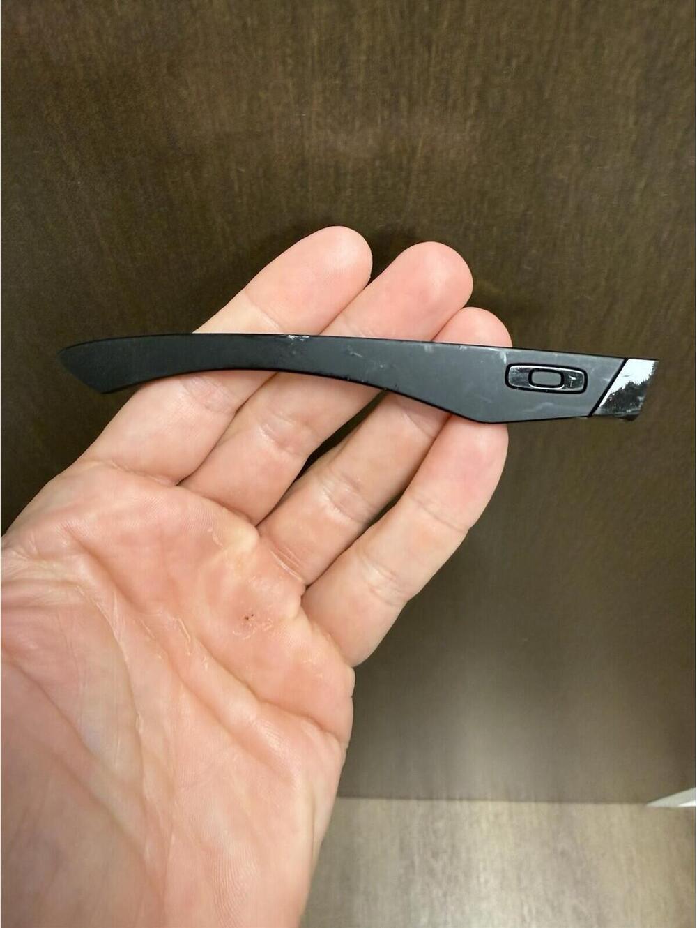 Oakley Jupiter Matte Black OEM Right Arm Replacement 03-245